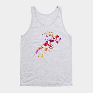 Track Runner Sprinter Sprinting - 04 Tank Top